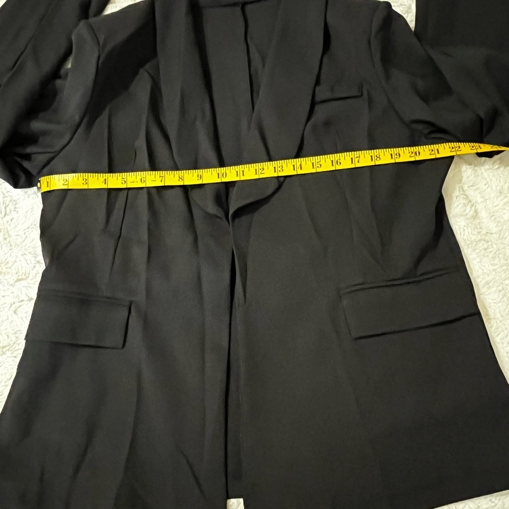 Classic Black Women's Suit Jacket XXL - Picture 4 of 8